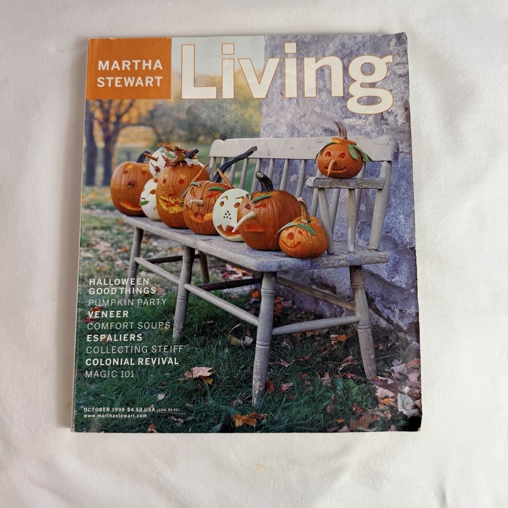 Martha Stewart Living October 1999 No. 73 w Recipe Cards
